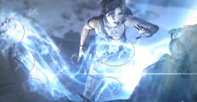Notice that the particle effects used for a spirit and water are one and the same.